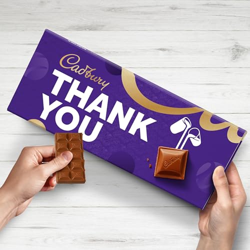 Cadbury Dairy Milk Thank You Gift Chocolate Bar Extra-Large 850g