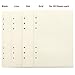 A5 Planner Inserts, Refillable for Filofax Refills,Harphia,6 Ring Binder Refill,Dot,Line,Grid,Plain,80 sheets/160 Pages for Premium 100 GSM Thickness(A5 5.59 x 8.27'')