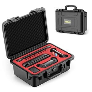 Hartschalen Tasche für Nintendo Switch 2, Professional Deluxe IP67 wasserdicht, weich gefütterte Hartschalen Tragetasche für Nintendo Switch 2 Console Pro Controller und Zubehör (Schwarz)