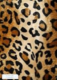 Velboa Animal Print Faux / Fake Fur Leopard Gold Fabric By the Yard by Fabric Drapery