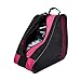 besbomig Borsa Portapattini Borsa per Pattini Roller Skate Scarpe Borsa per Pattini in Linea Donne Uomo e Bambini Ice Skate Bag,Rosa