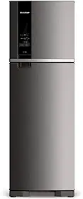 Geladeira Brastemp Frost Free Duplex 400 litros cor Inox com Freeze Control - BRM54JK 110V