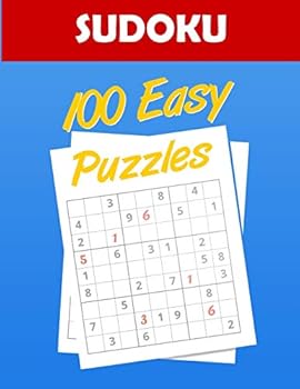 Paperback SUDOKU 100 Easy puzzles: fun sudoku Puzzle Book for adults with Solutions, large print easy sudoku puzzle book for beginners - brain games book
