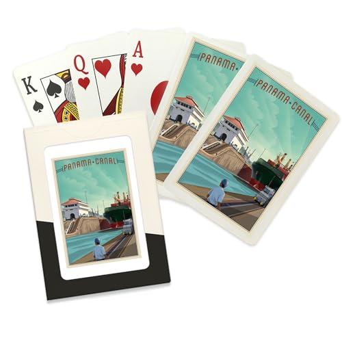 Baraja de cartas de poker Panama Canal 52 naipes