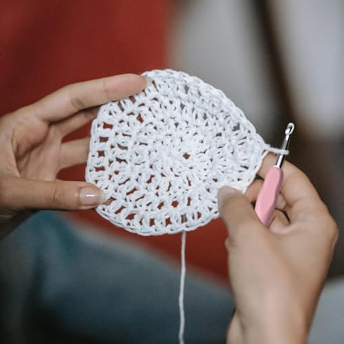 Nymmoata Crochet Hooks Set, 12 Sizes With Case, Ergonomic Soft Grip Handles for Arthritic Hands, Beginners, Mother's Day Gifts, Large Needle Hooks