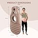 Toggloo Inflatable Pregnancy Pillow, Full Body Maternity Airbed/Float with Hole for Tummy, The Best Pregnancy Pillow for Sleeping Prone, Maternity Pillow and Pregnancy Must Haves, Gray