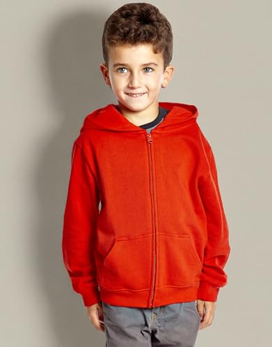 Image of Leveret Kids & Toddler Hoodie Boys Girls 100% Cotton Zip-Up Hoodie Jacket (2-14 Years) Variety of Colors