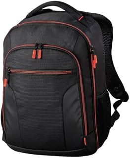 Hama Kamera-Rucksack Miami, 190, Schwarz/Rot