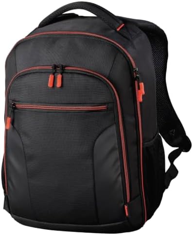 Hama Kamera-Rucksack Miami, 190, Schwarz/Rot