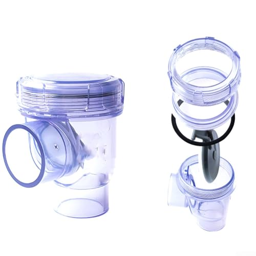 ARMYJY PVC Check Valve,Prevention Backflow Valve Water Valve Easy Installation For 50Mm Drain Pipes Connection(B)