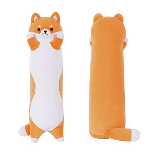 Fanunny 40 in Shiba Inu Stuffed Animals Plush Pillow Toys, Corgi Plushies Stuffed Dogs Jumbo Sqishmellos, Ideal Gift for Kids