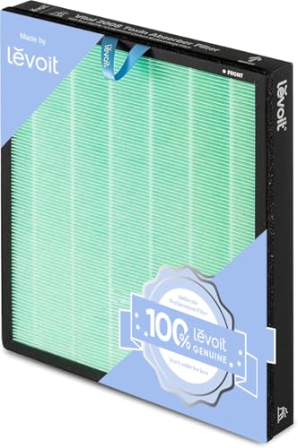 Image of LEVOIT Genuine Vital 200S-P Air Purifier Toxin Absorber Replacement Filter, Supports HEPA Sleep Mode, High-Efficiency Activated Carbon Filter for Odor, Pollen, Vital 200S-RF-TX, 1 Pack, Green