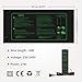LERWAY Heizmatte Zimmergewächshaus Wärmematte Reptil Dragon Temperatur Heizkissen Amphibien Pet Mat Wärmer Bett Matte, 20,75'x10' Zoll, 21Watt (1, 21W x 2)