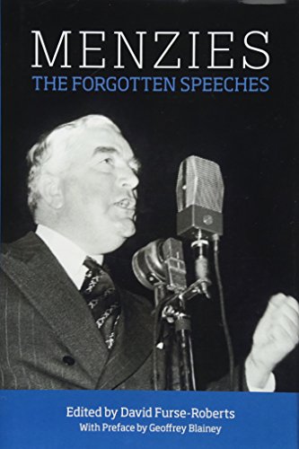 Menzies: The Forgotten Speeches