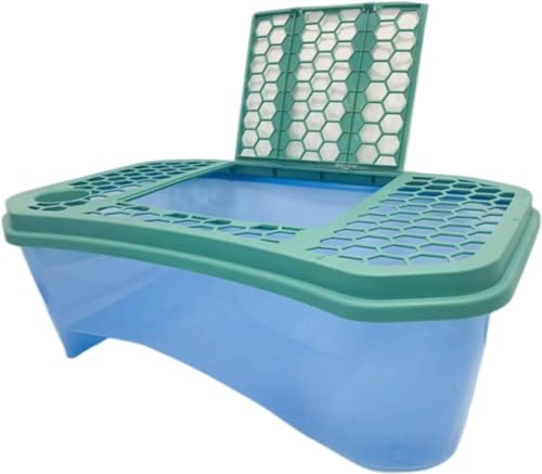 カメ用水槽 大きい カメ 水槽 亀の水槽 亀 飼育ケース ボックス タートルタンク 日向ぼっこ台 ミドリガメ クサガメ スッポン 観察 排水孔 階段 エサ皿 シンク+カバー