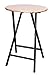 Produktbild goodsforbusiness GmbH Stehtisch Partytisch runde Holzplatte Ø 78cm H:113,5cm Metallgestell klappbar | Bartisch für Innen- u. Außen | Bistrotisch Empfang | Biergartentisch stabil