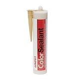 Unika ColorSealant Acrylic Gap Filler 310ml – Flexible Waterproof Sealant for Laminate & Solid Wood Flooring, Paintable & Colour-Matched Flooring Sealant