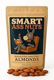 Smart Ass Nuts by Kepperton - Roasted Almond Snack, Hilarious Gag Gift for Parties, Birthdays, Holidays & White Elephant, Premium Crunchy Treat