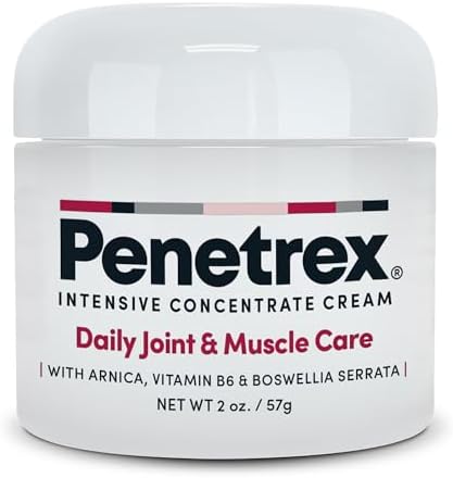 Penetrex Daily Joint & Muscle Care Cream – Soothing Botanical Formula with Arnica, Vitamin B6 & MSM – Lightweight Fast-Absorbing Cream for Everyday Movement - Non-Greasy - Light Scent- 2 oz