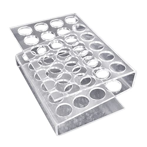 kobeIeen Multi-Function Acrylic Tool Stand Pen Holder Screwdriver Organizers Screwdriver Storage Rack 24 Holes Portable Rack