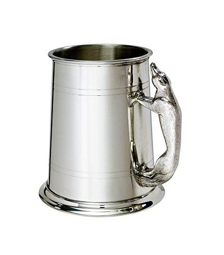 Wentworth Pewter Fox Handle 1 Pint Pewter Tankard