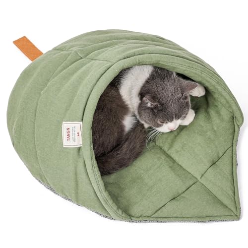 TANGN Linen Fabric Cat Sleeping Bag