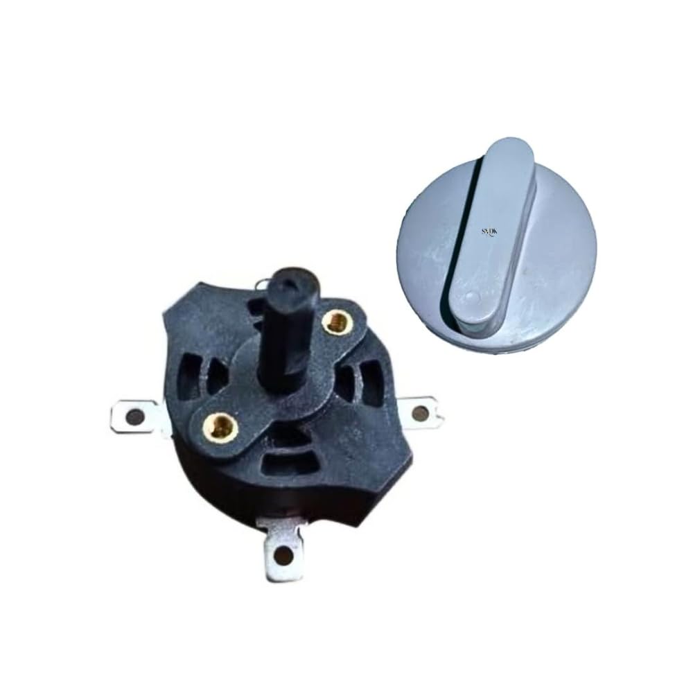 SVDK 3-Speed Rotary Cooler Switch with Knob & Screws | 3-Way Fan Speed Regulator for Plastic Air Coolers | Compatible with Most Domestic Models (Set of 2 Pieces)-image-42