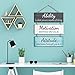 Jetec Office Wall Decor Inspirational Motivational Plaques with Sayings Rustic Wooden Hangings Ability Sign for Coworker Home Valentines Day Gift Office Artwork Decoration(Fresh Color)