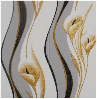 POZET 3D Wallpaper for Walls Living Room Bedroom Hall Office Hotel Cafe/PE Foam Wall Stickers/DIY Decorative White Wall Paper (Black and White)
