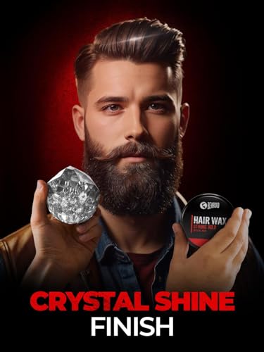 Stronghold Hair Wax for Men, 100 gm | Crystal Hair Styling Wax