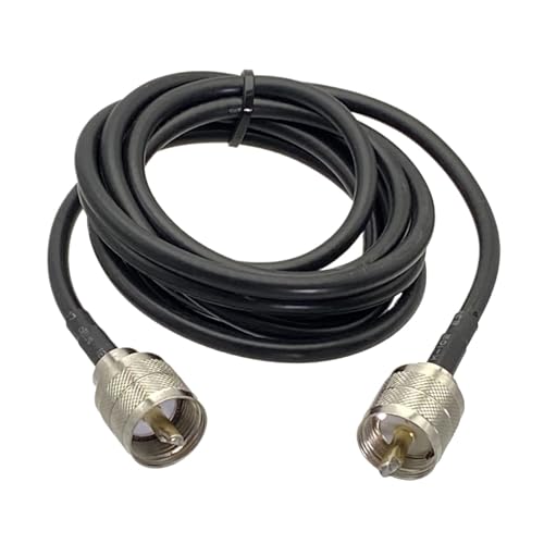 RG316 RG58 RG142 RG400 UHF PL259 �I�X�v���O�ɃX�g���[�g�R�l�N�^ RF �W�����p�[�s�O�e�[���P�[�u�� 6 �C���`? 20 ���[�g��(RG58 PL259 to PL259,3FT (1M))