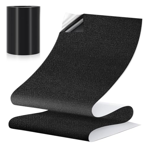 Parche Adhesivo de Tela Negro 10x200CM