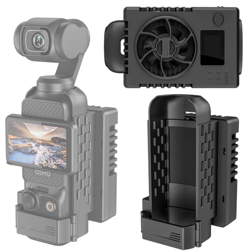 DJI Osmo Pocket 3 �Ή� ���W�G�[�^�[ ��p�t�@�� �����^�b�`�N���݌v ���x���A���^�C���\�� �������߉\ �X�i�b�v�����b�N ���t�����ȒP Type-C�[�d�P�[�u���t��
