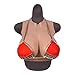 Realistas Formas de Mama de Silicona - Formas de Mama de Silicona Crossdresser - Lifelike Falsas Tetas de Silicona Petos - B C D E G Copa de Mama Falso Formulario potenciadores,G Cup
