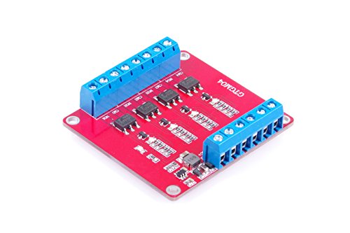 LM YN 4-Channel Solid State Relay Module High Low Level Trigger 3A Optocoupler Isolation