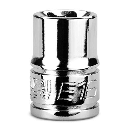 Capri Tools E16 External Star Socket, 3/8-Inch Drive