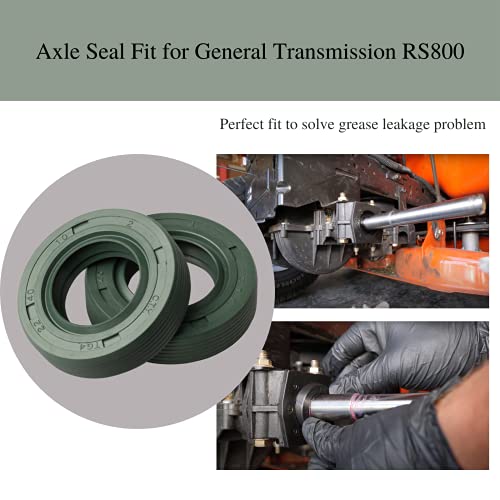 Axle Seal Fit For General Transmission Rs800 - Transaxle Seals Compatible With Poulan Ariens Craftsman Hus Qvarna Yta22V46 Yta24V48 Lawn Tractor, Replace Gt41857 590100301 587086401, 2 Pcs #TOP5