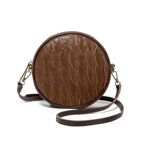 Sac à bandoulière en cuir véritable femme pour ne plus encombrer vos voyages
