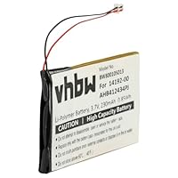 vhbw Akku kompatibel mit Jabra Pro 9400, 9465, 9400SH, 9460, 9470 Wireless Headset Kopfhörer (230 mAh, 3,7 V, Li-Polymer) - Ersatz für 14192-00, AHB412434PJ