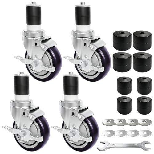 MySit 4" Caster Wheels for Kitchen Prep Tables