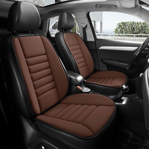 SHITONGSHANGMAO Coussin De Siège D'auto pour Mercedes Vito W447 2023 2024 2025, Antidérapant Housses de Siège de Voiture avec Design Respirant Soulager La Fatigue du Coccyx,Brown