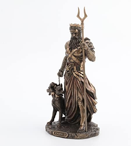Veronese Greek God of the Underworld Hades and Cerberus Statue
