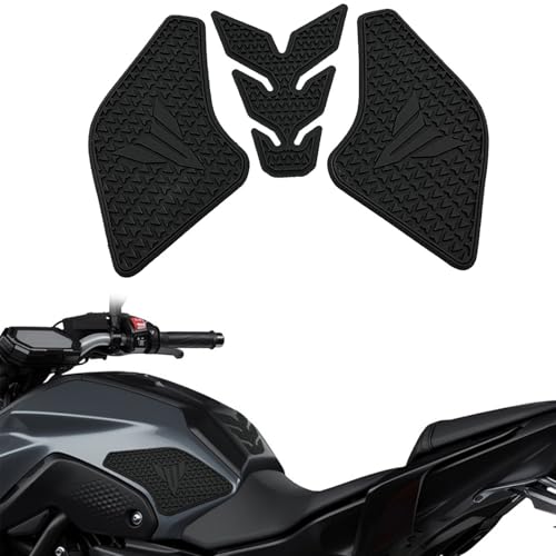IZX For YAMAHA MT-07 MT07 MT 07 2021 2022 2023 Motorcycle Accessories Non-Slip Side Fuel Tank Stickers Waterproof Pad Rubber Sticker Tank Pad