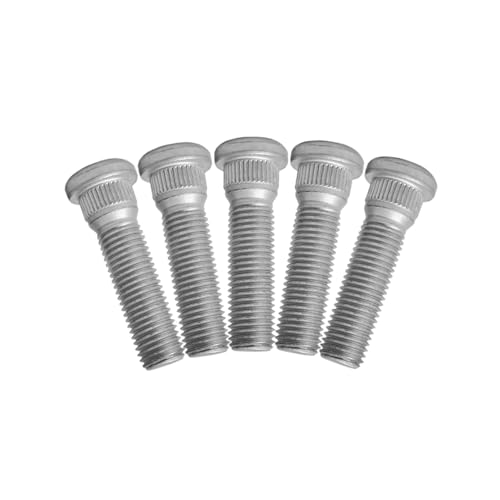 Mysttoo M12x1.5 Wheel Studs Bolt Lug Stud Compatible with 2007-22 Dodge Avenger Grand Caravan Caliber Journey Jeep Compass Patriot Voyager Pacifica Sebring Town & Country (5PCS)