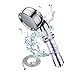 Produktbild Duschkopf Wassersparend,Sparduschkopf mit Schlauch,Filter Duschkopf mit Filterschwamm Druckerhöhend,Duschkopf mit Wasserstop,Handbrause Duschkopf 3 Duschmodi by AmyzavlsSilber