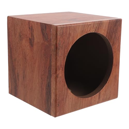 PENIKOKO Calowa Drewniana Obudowa Głośnika Samochodowego Subwoofer Box Do Auta i Ciężarówki Kompaktowa Konstrukcja Oszczędzająca Miejsce Kompatybilna z Głośnikami Poprawiająca Jakość