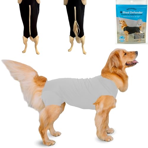 Image of Shed Defender Recovery Suit for Dogs After Surgery - Dog Recovery Onesie Alternative to Cone, Lightweight Breathable Surgical Recovery Suit for Male Female Dogs, E-Collar Alternative, Vet Approved