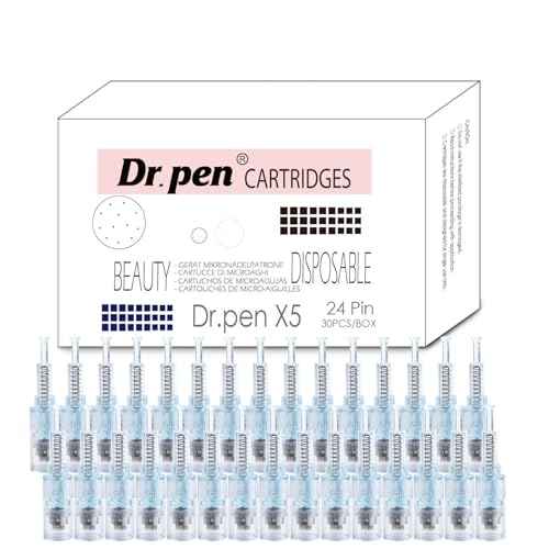 Teint terne résolu avec les cartouches de rechange 24 broches Dr. Pen X5