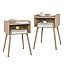 2 Pack Rustic Walnut
