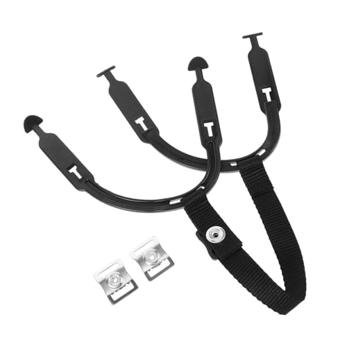 VANZACK Hockey Helmet Chin Strap Set, Replacement Helmet Chin Strap with Stainless Steel Snap -Ice Hockey Chin Strap Replacement Parts